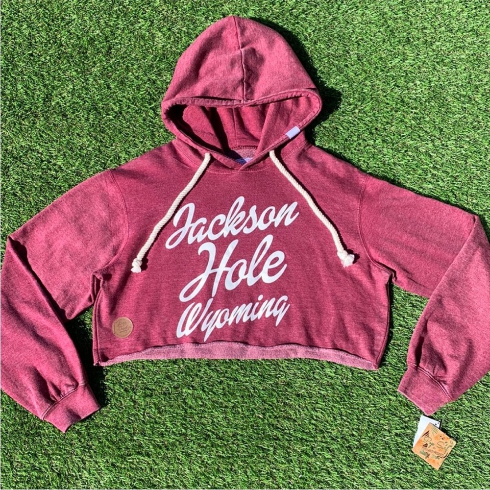 POP SURF Varsity Hoodie Cropped Medium